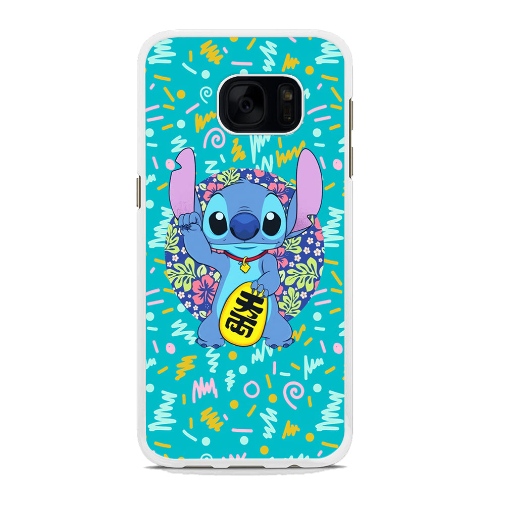 Stitch Welcome To The Ocean Samsung Galaxy S7 Edge Case
