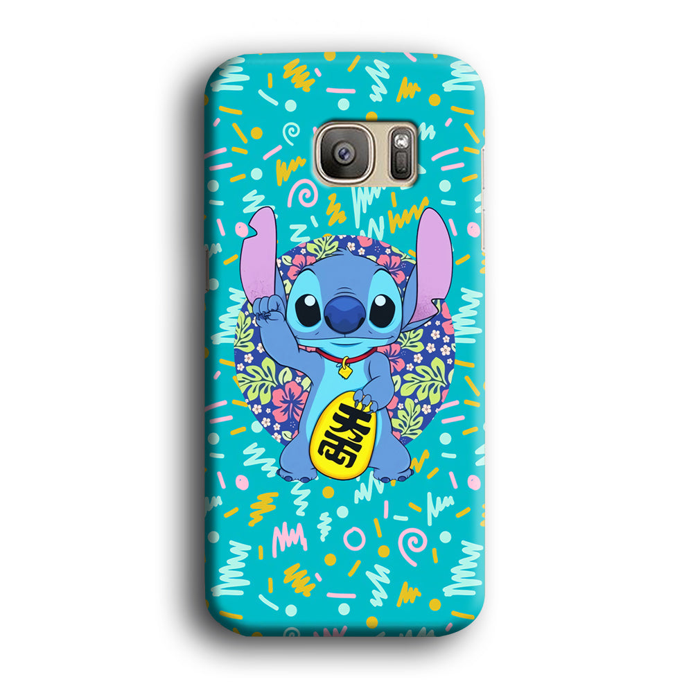 Stitch Welcome To The Ocean Samsung Galaxy S7 Edge Case