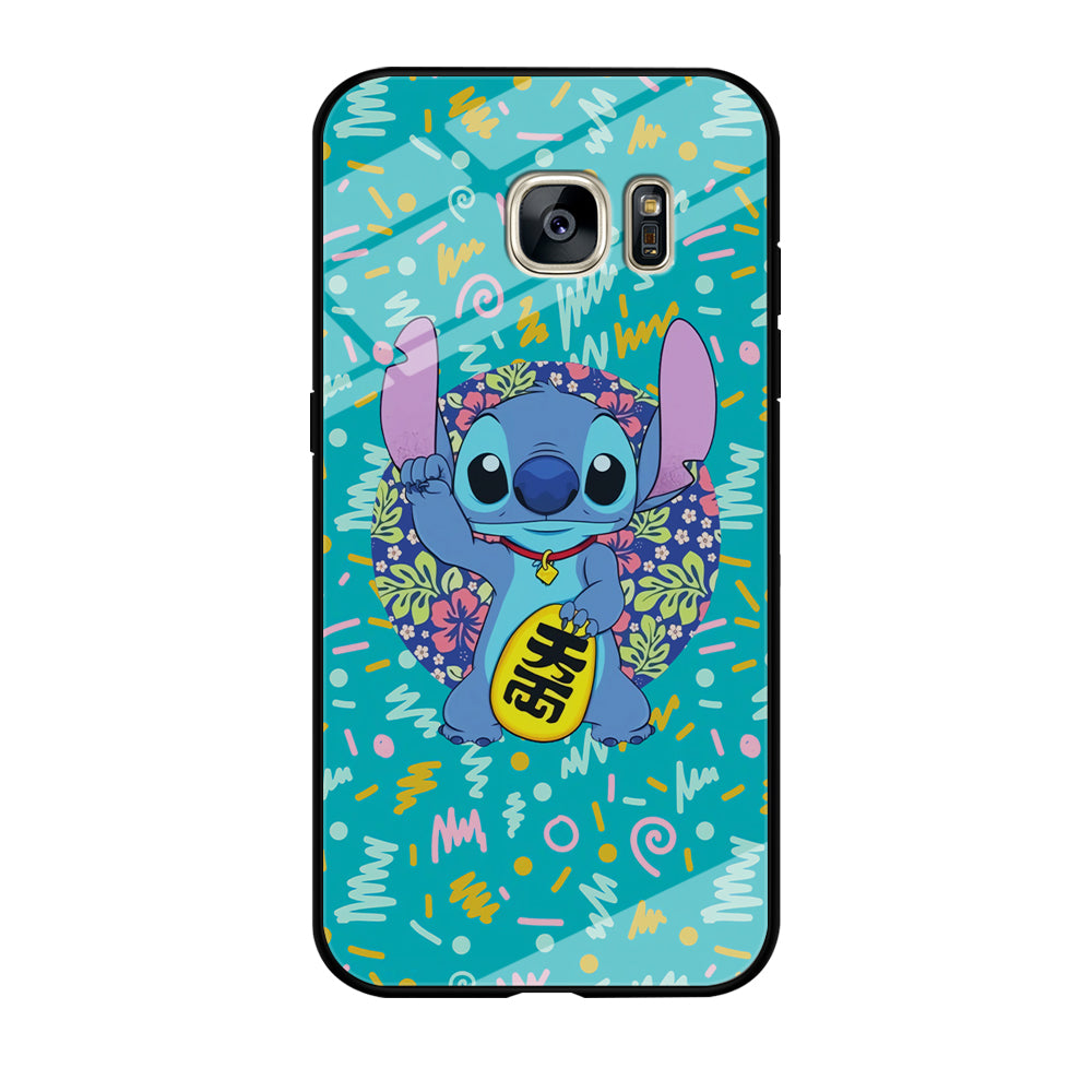 Stitch Welcome To The Ocean Samsung Galaxy S7 Edge Case