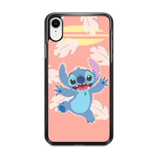 Stitch With Surfing Board iPhone XR Case