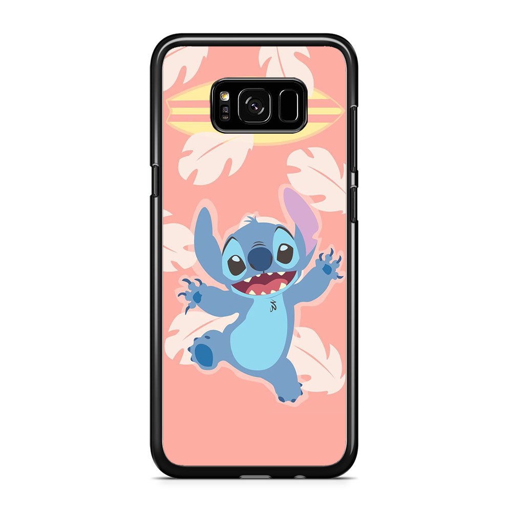 Stitch With Surfing Board Samsung Galaxy S8 Case