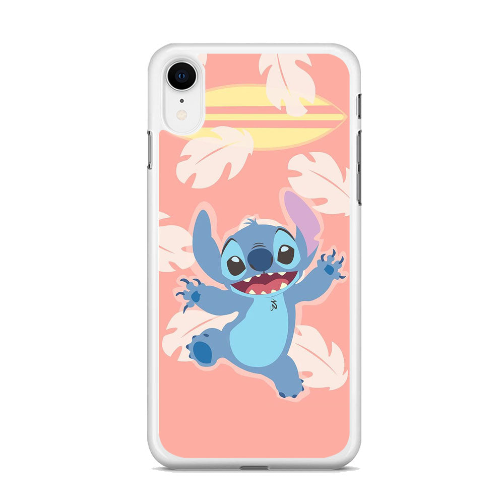 Stitch With Surfing Board iPhone XR Case