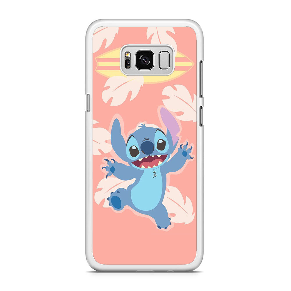 Stitch With Surfing Board Samsung Galaxy S8 Case