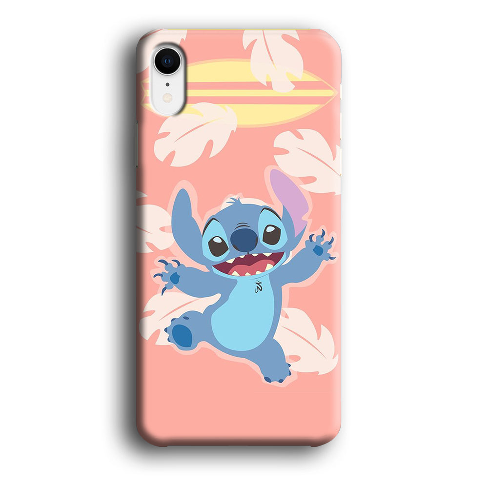 Stitch With Surfing Board iPhone XR Case