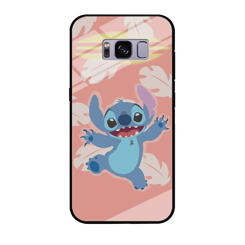 Stitch With Surfing Board Samsung Galaxy S8 Case