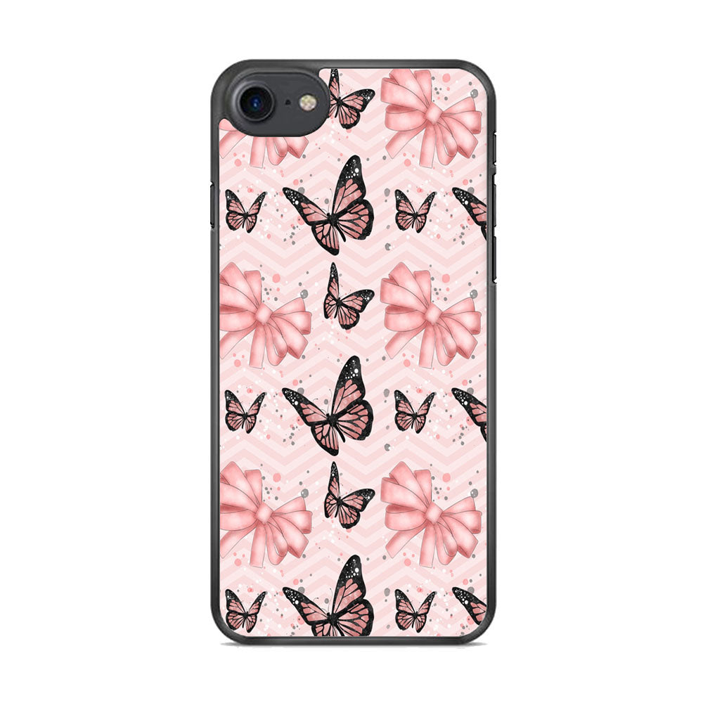 Strip Beauty Butterfly iPhone 8 Case