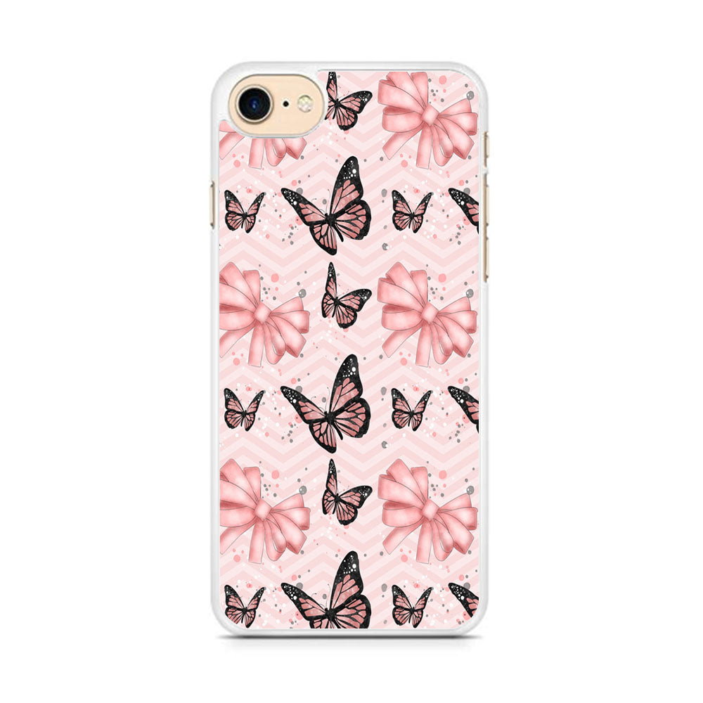 Strip Beauty Butterfly iPhone 8 Case