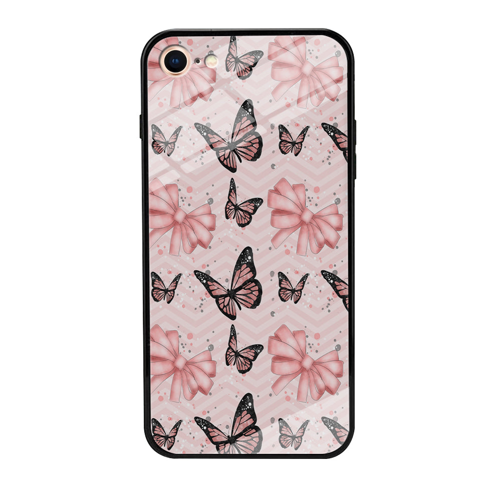 Strip Beauty Butterfly iPhone 8 Case