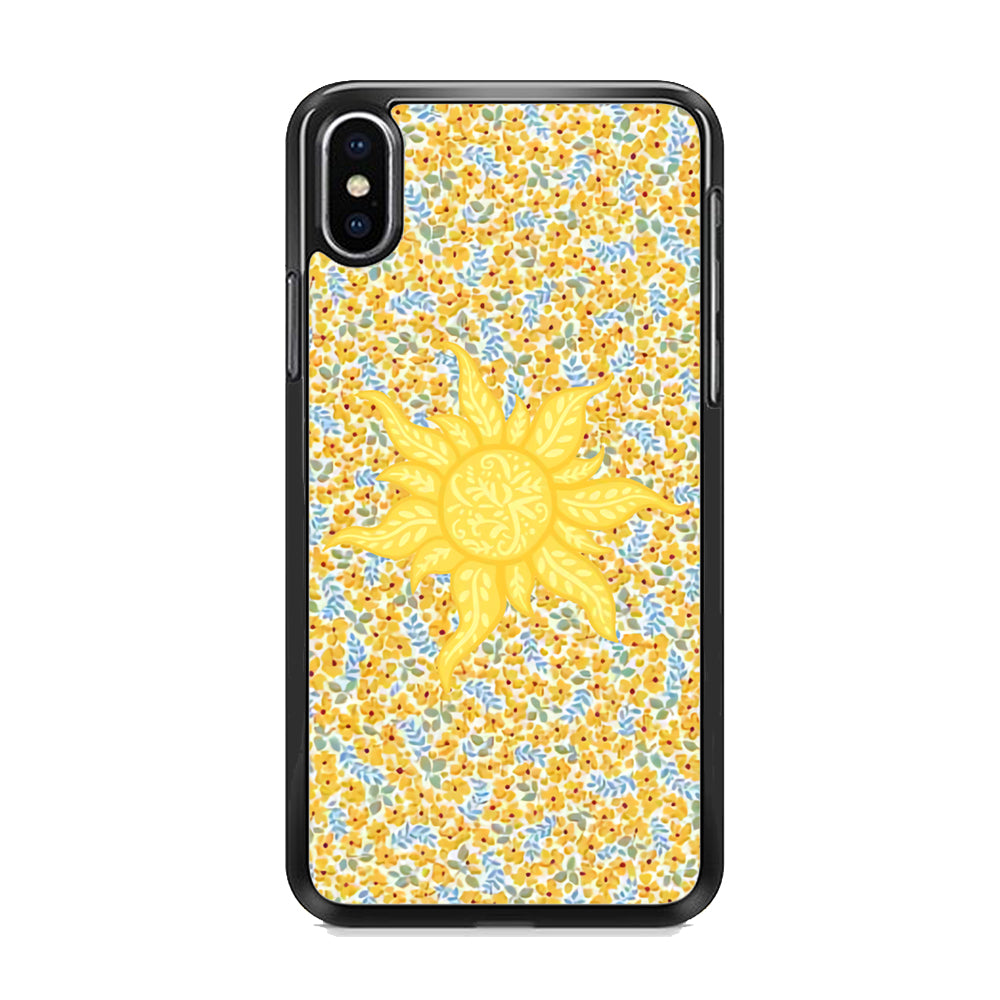 Sun and Yellow Tiny Flower iPhone X Case