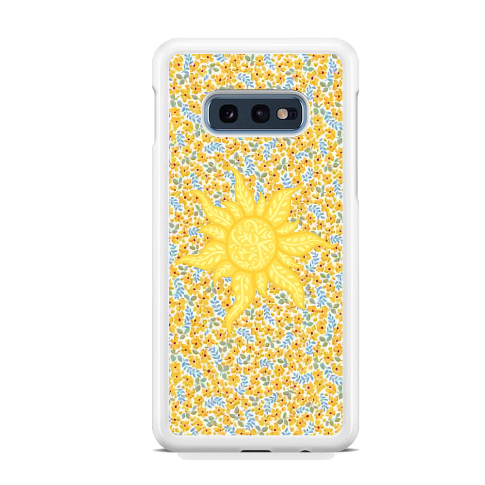 Sun and Yellow Tiny Flower Samsung Galaxy S10E Case
