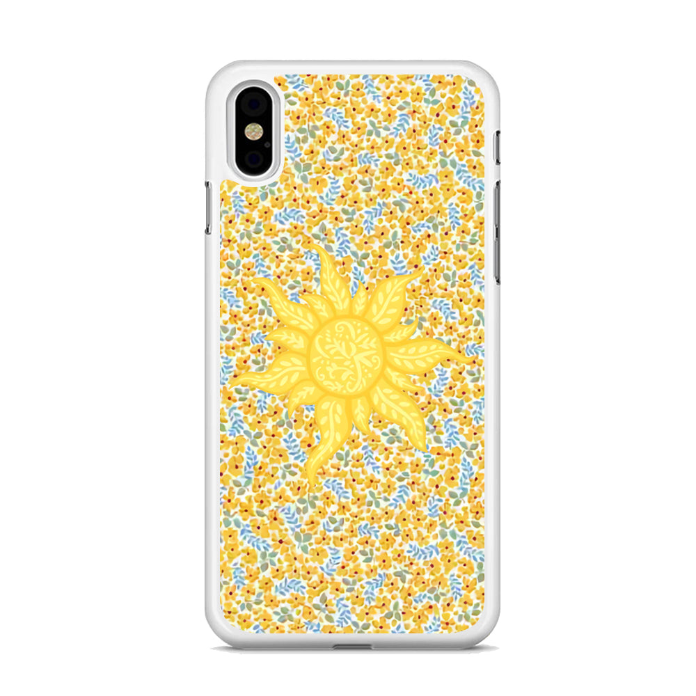 Sun and Yellow Tiny Flower iPhone XS MAX Case