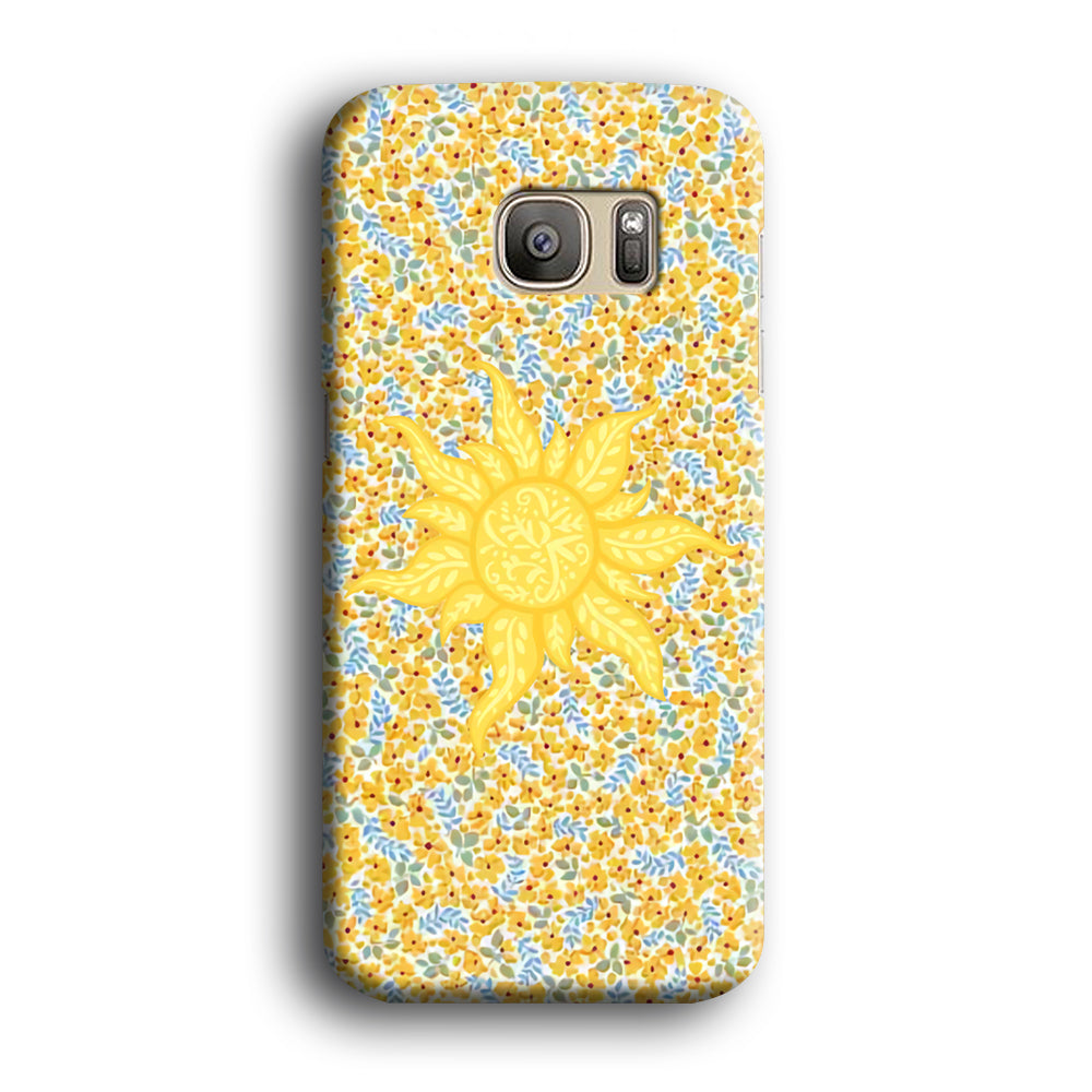 Sun and Yellow Tiny Flower Samsung Galaxy S7 Case