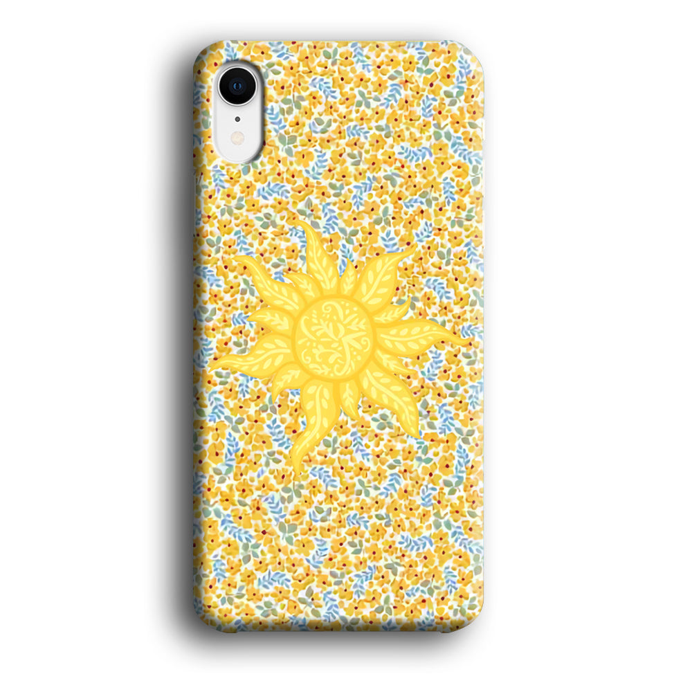 Sun and Yellow Tiny Flower iPhone XR Case
