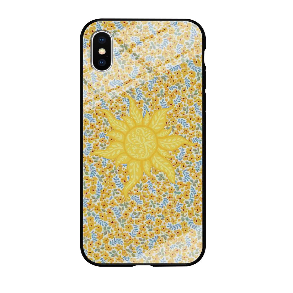 Sun and Yellow Tiny Flower iPhone X Case