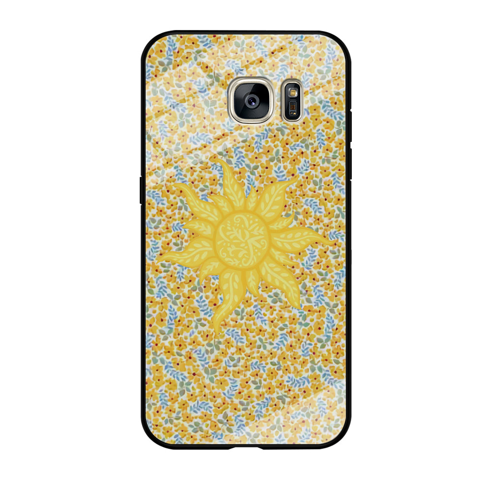 Sun and Yellow Tiny Flower Samsung Galaxy S7 Case
