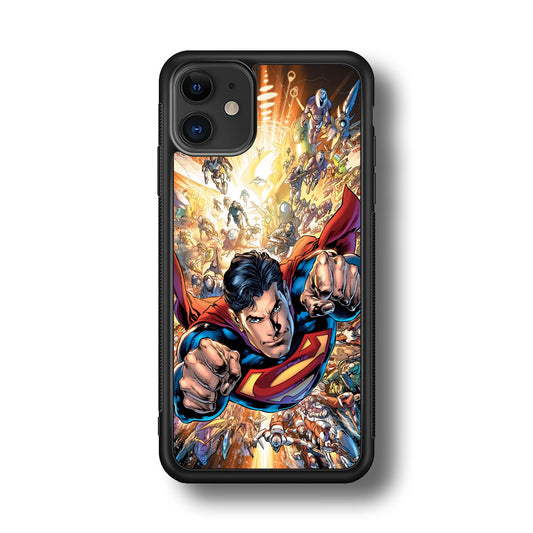 Superman Space Battle iPhone 11 Case