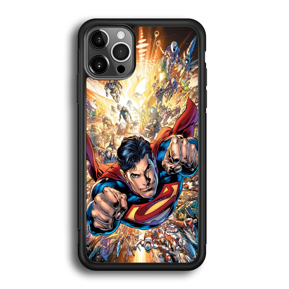 Superman Space Battle iPhone 12 Pro Max Case