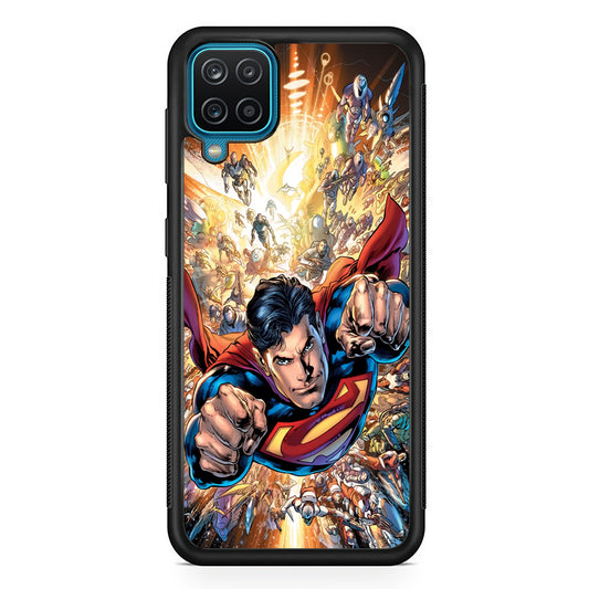 Superman Space Battle Samsung Galaxy A12 Case