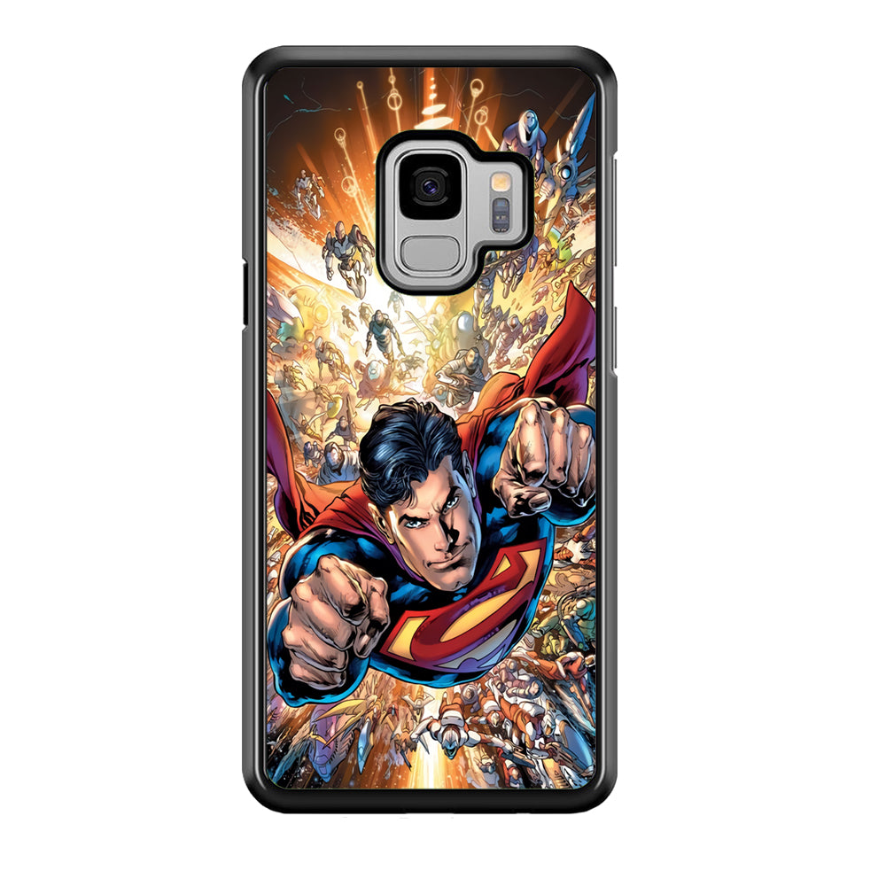 Superman Space Battle Samsung Galaxy S9 Case