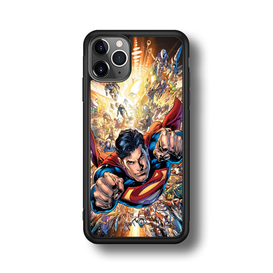 Superman Space Battle iPhone 11 Pro Max Case