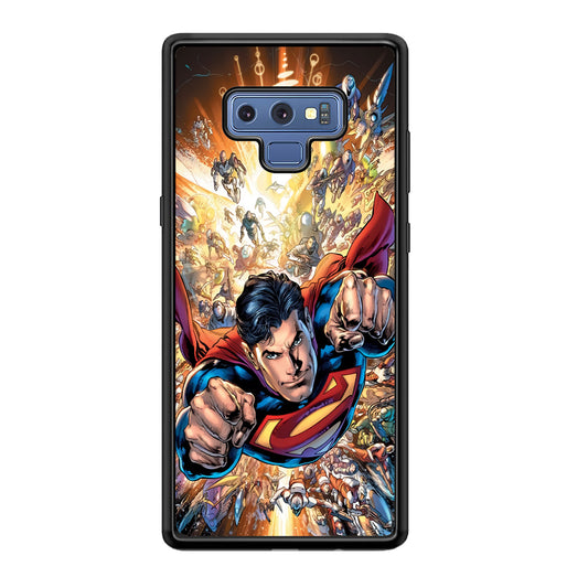 Superman Space Battle Samsung Galaxy Note 9 Case