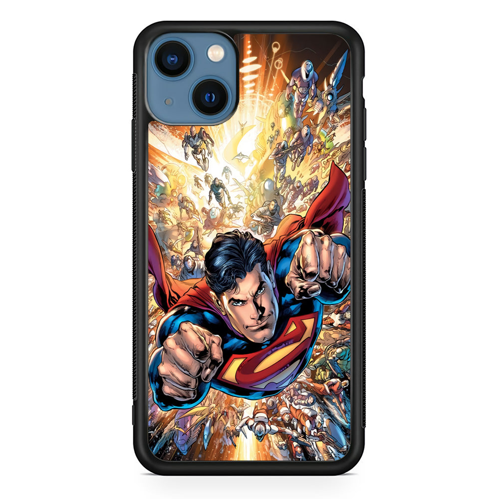 Superman Space Battle iPhone 13 Case