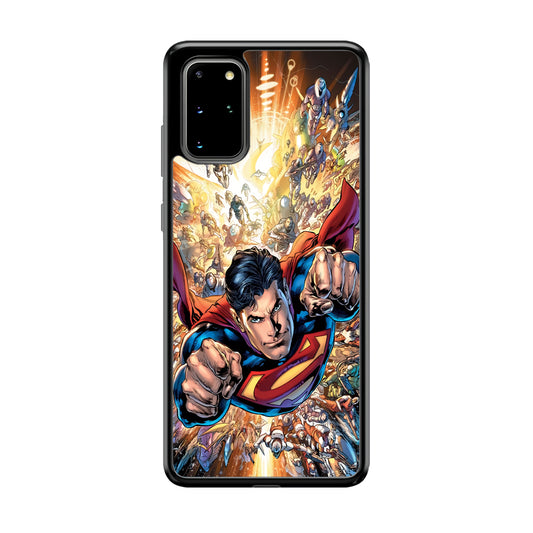 Superman Space Battle Samsung Galaxy S20 Plus Case