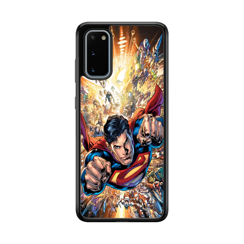 Superman Space Battle Samsung Galaxy S20 Case