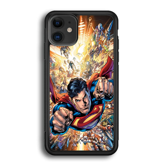 Superman Space Battle iPhone 12 Case