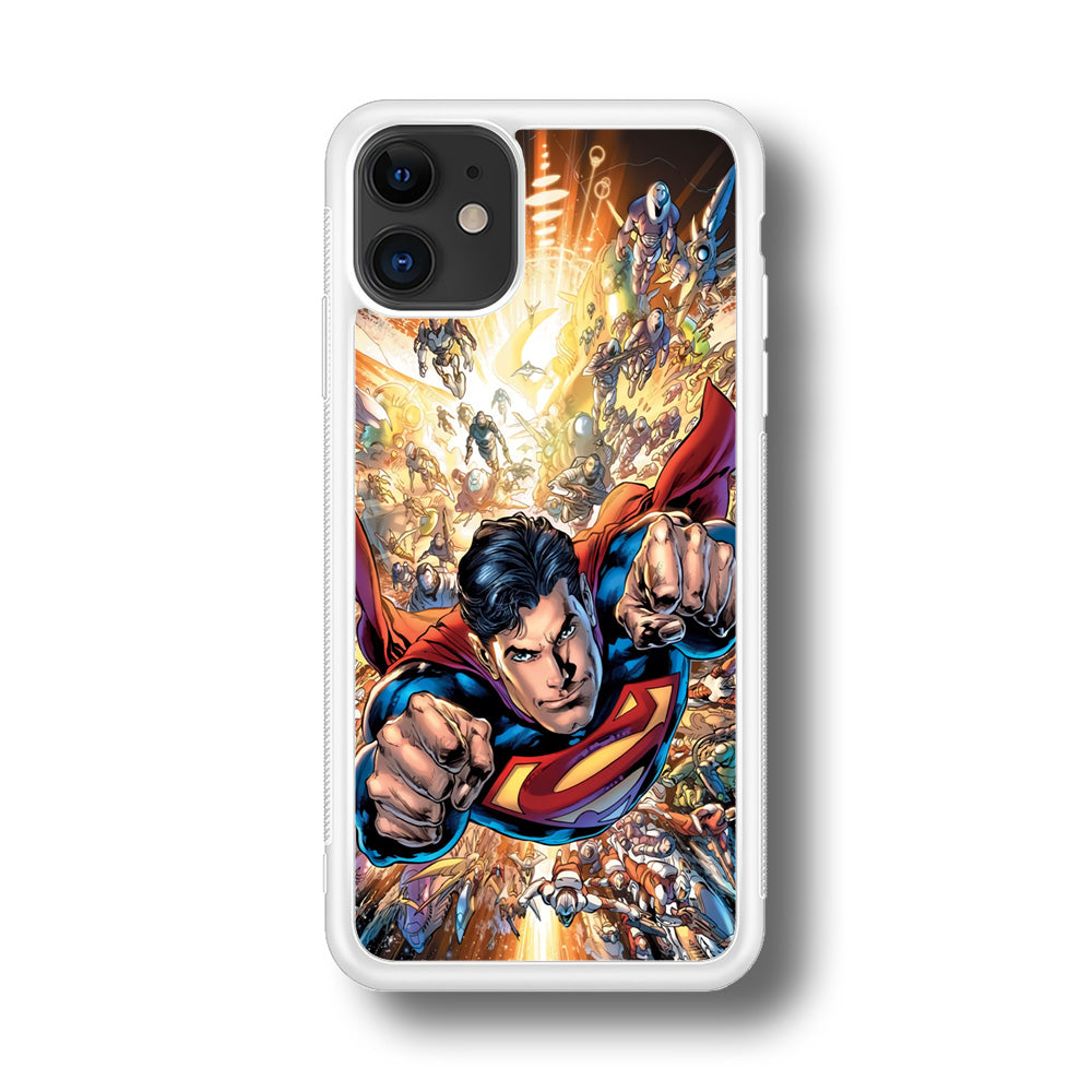 Superman Space Battle iPhone 11 Case