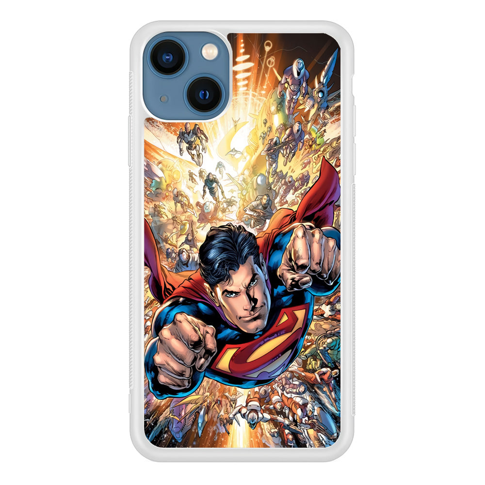 Superman Space Battle iPhone 13 Case