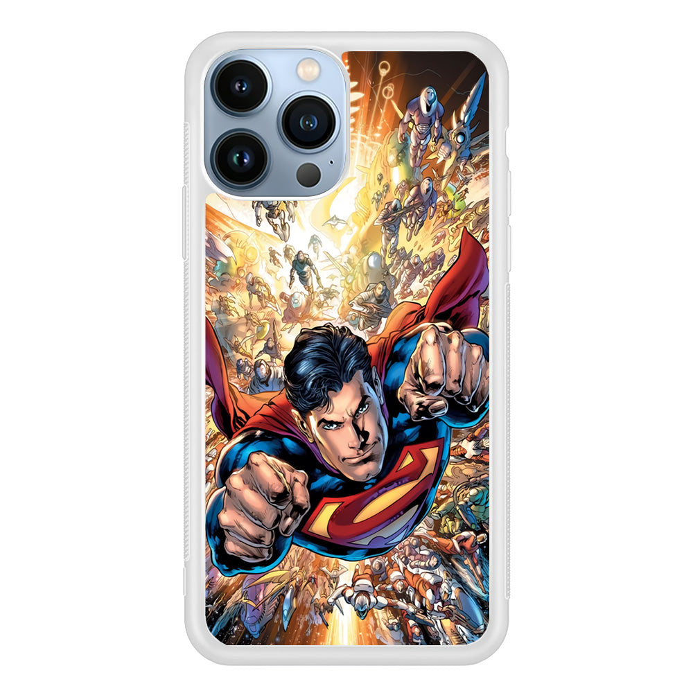 Superman Space Battle iPhone 13 Pro Max Case