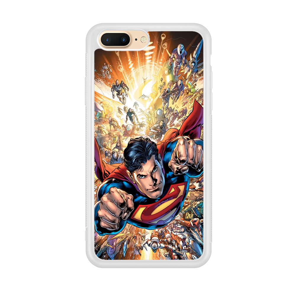 Superman Space Battle iPhone 7 Plus Case