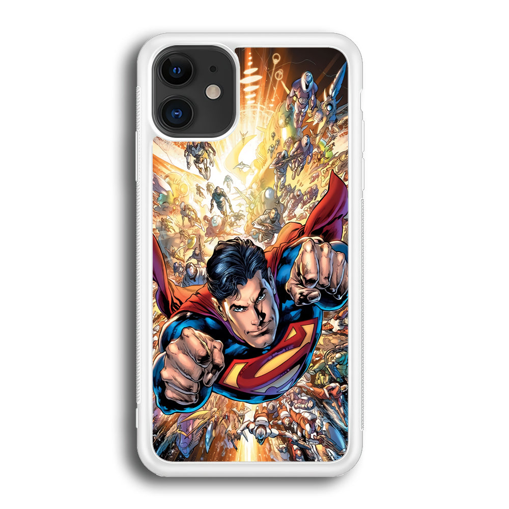 Superman Space Battle iPhone 12 Case