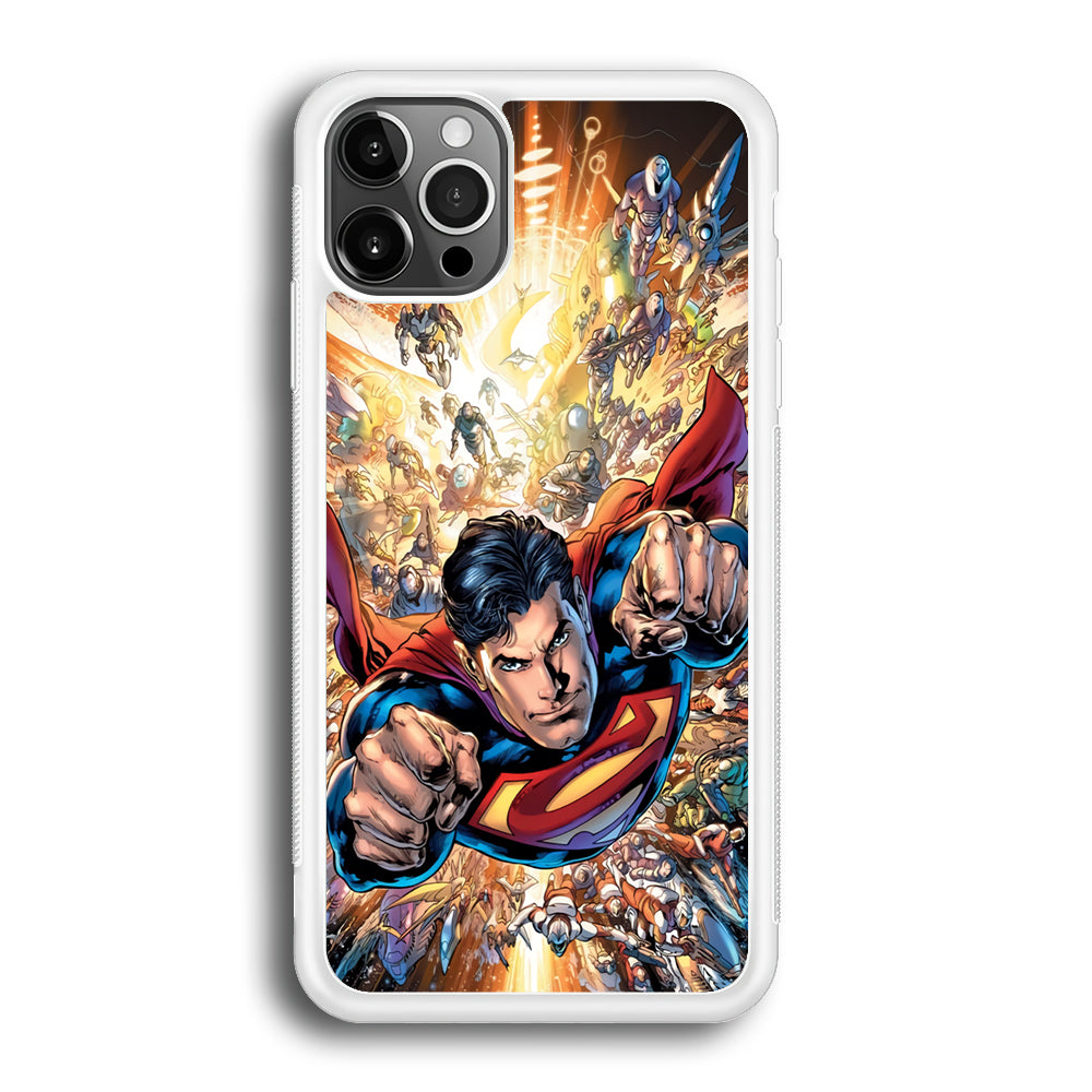 Superman Space Battle iPhone 12 Pro Max Case