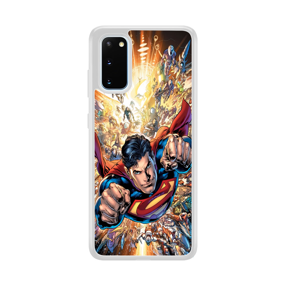 Superman Space Battle Samsung Galaxy S20 Case