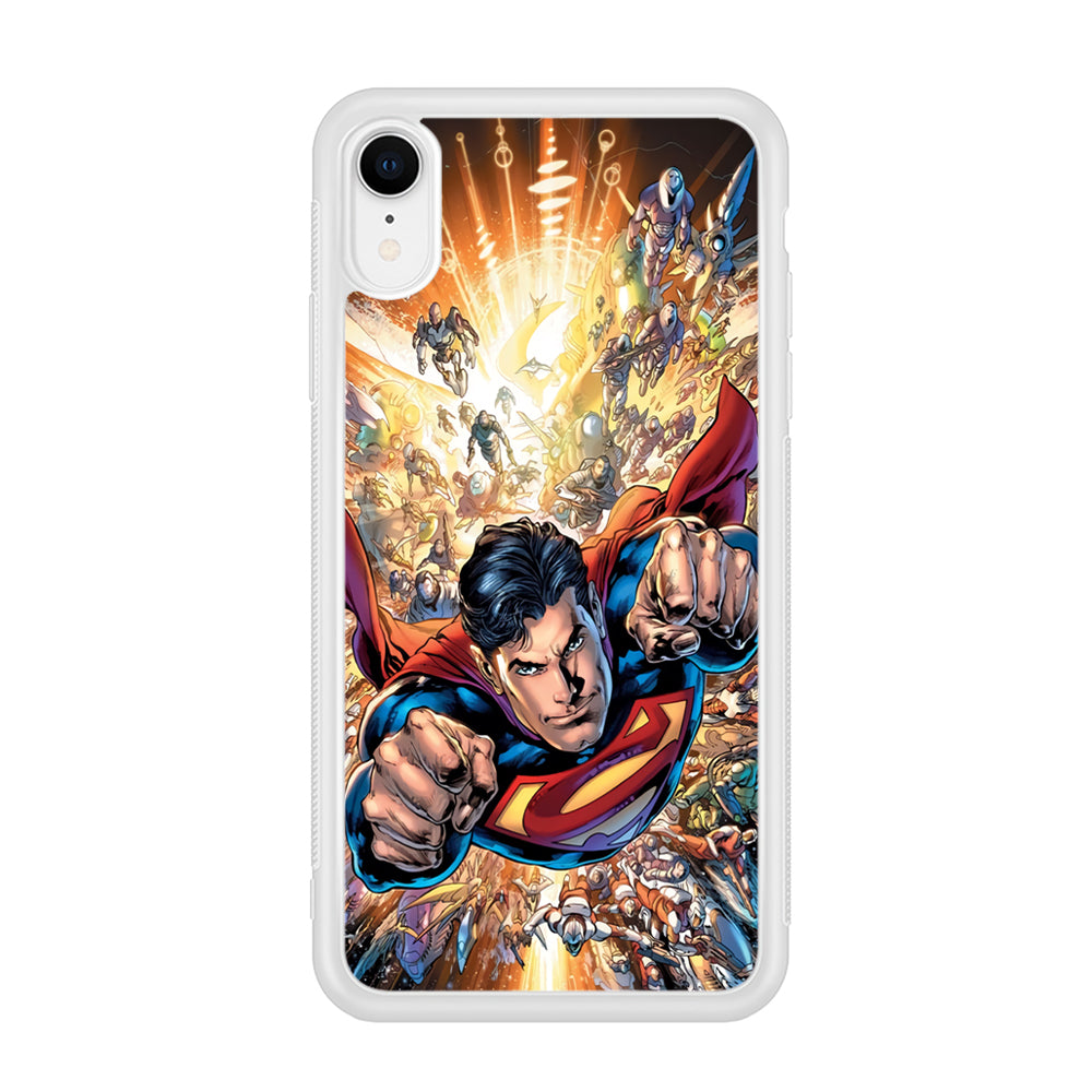 Superman Space Battle iPhone XR Case