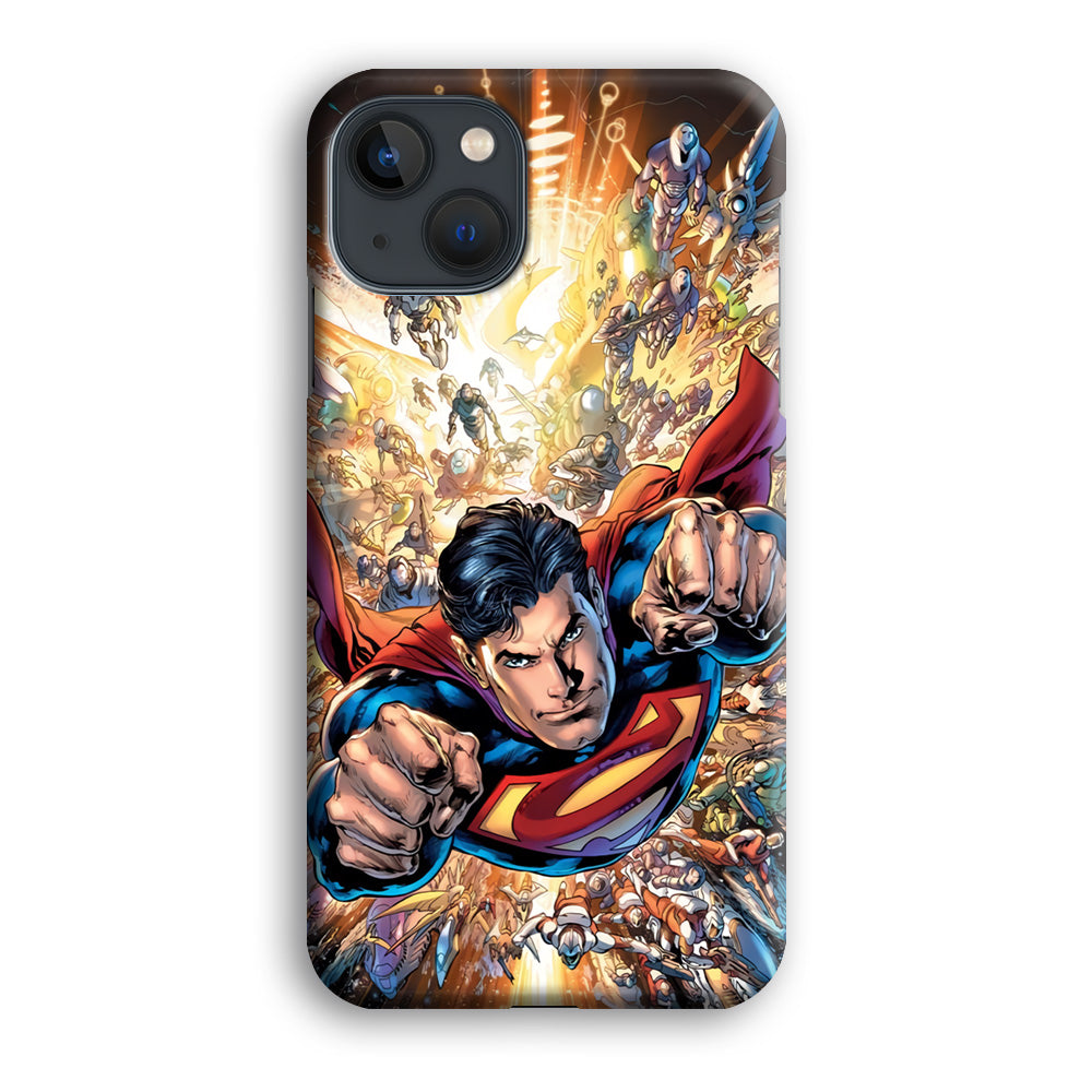 Superman Space Battle iPhone 13 Case