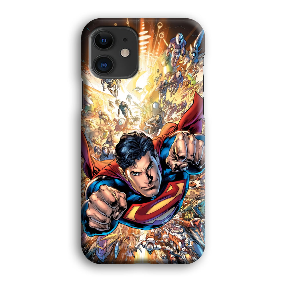 Superman Space Battle iPhone 12 Case