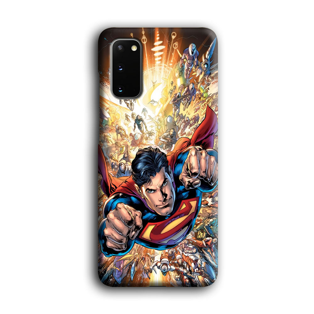 Superman Space Battle Samsung Galaxy S20 Case