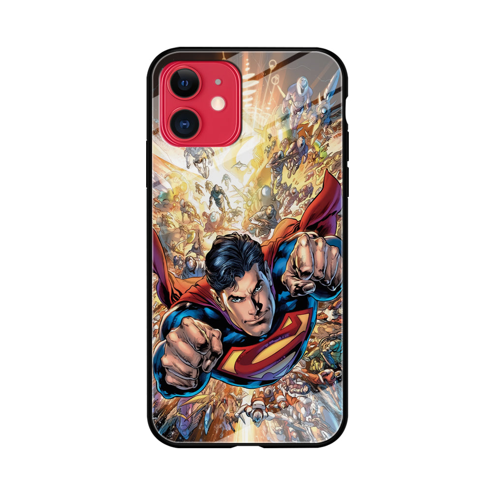 Superman Space Battle iPhone 11 Case