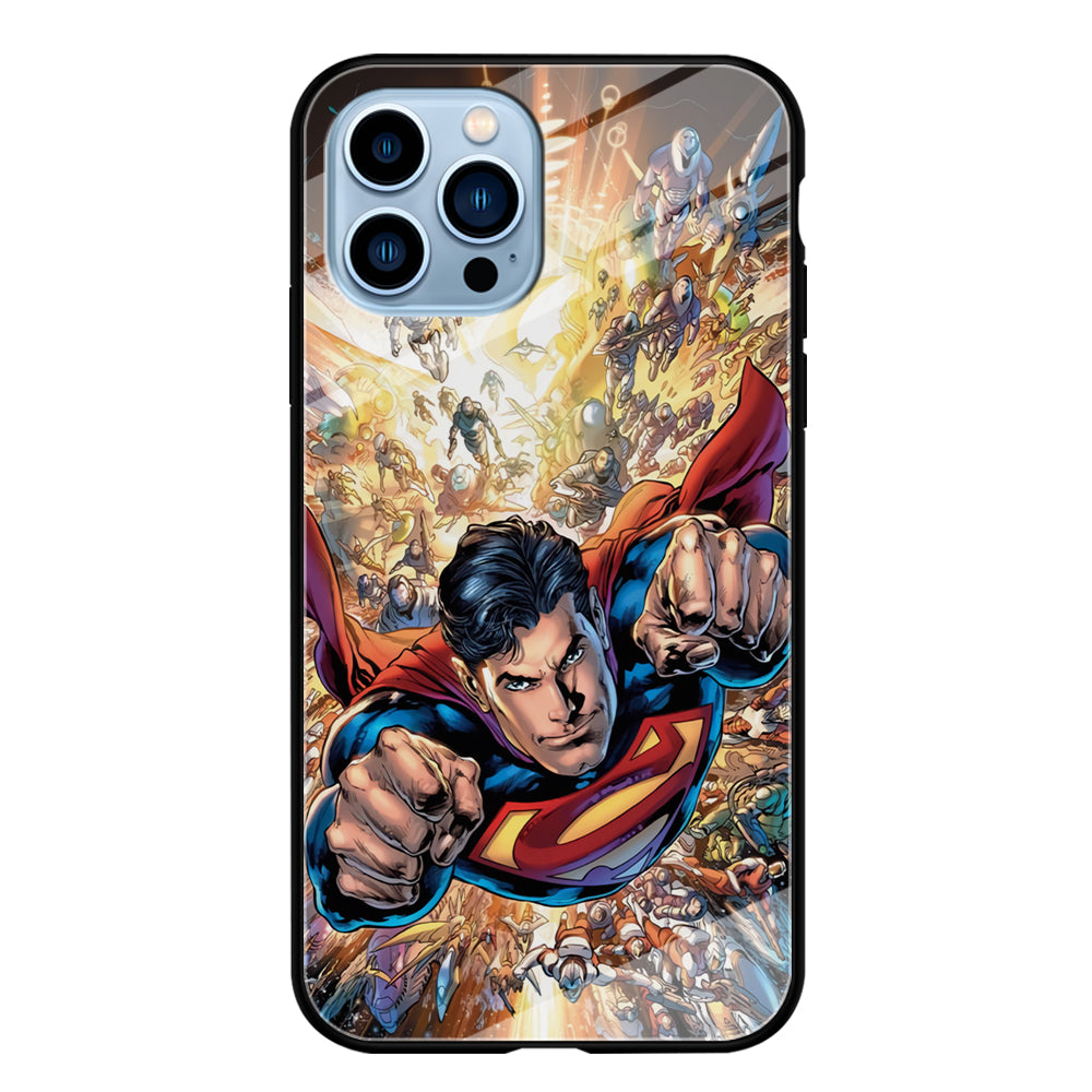 Superman Space Battle iPhone 13 Pro Max Case