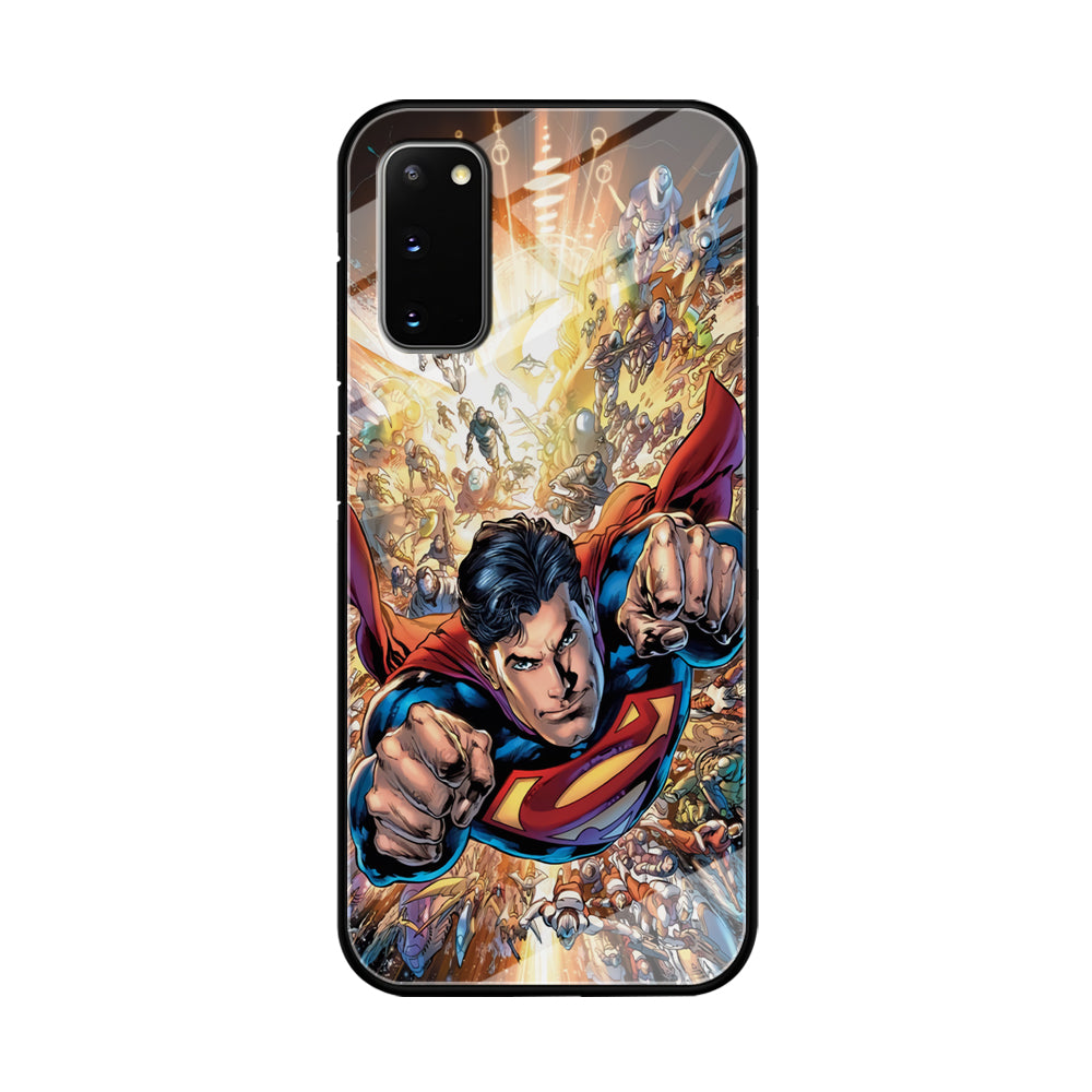 Superman Space Battle Samsung Galaxy S20 Case