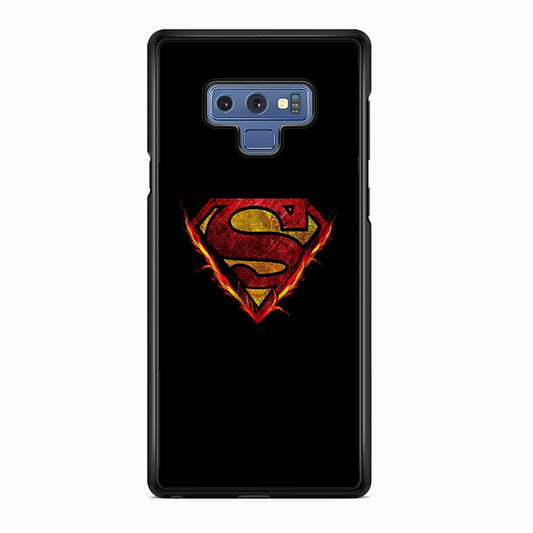 Superman Fire Logo Samsung Galaxy Note 9 Case