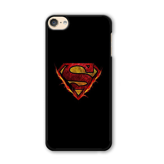 Superman Fire Logo iPod Touch 6 Case - Carneyforia
