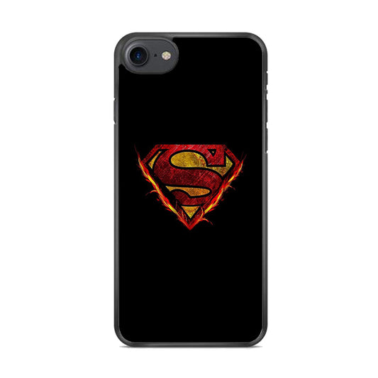 Superman Fire Logo iPhone 8 Case