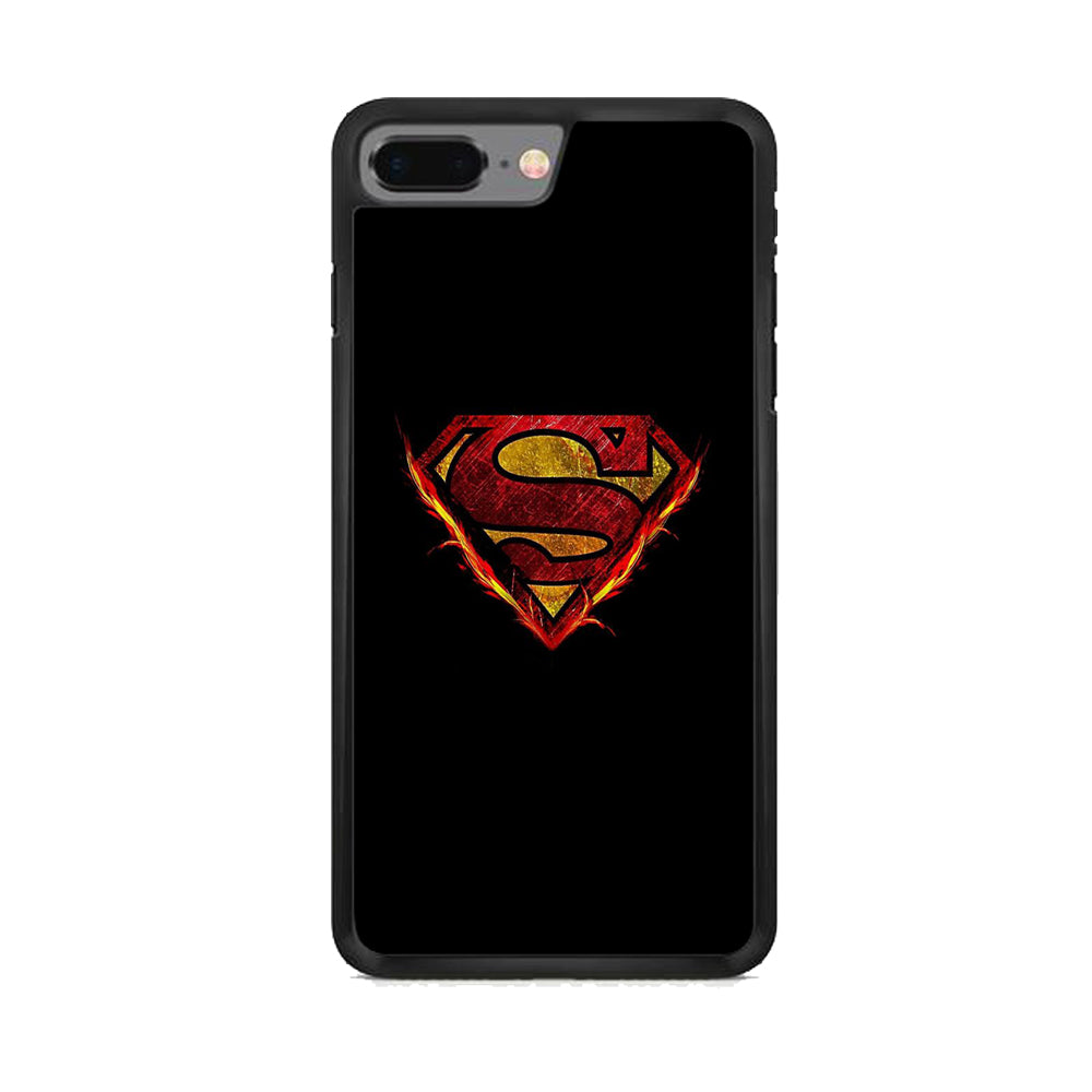 Superman Fire Logo iPhone 7 Plus Case