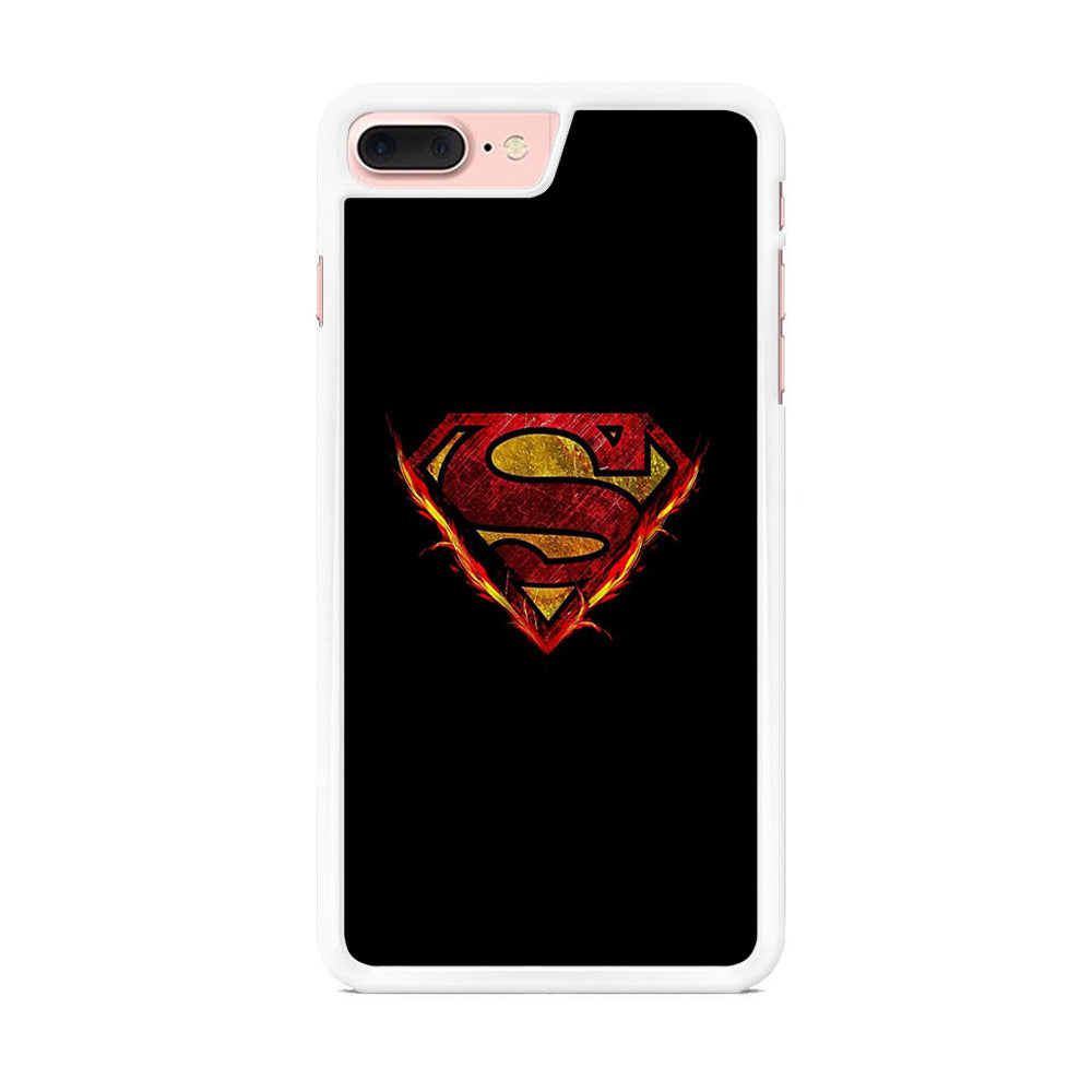 Superman Fire Logo iPhone 7 Plus Case