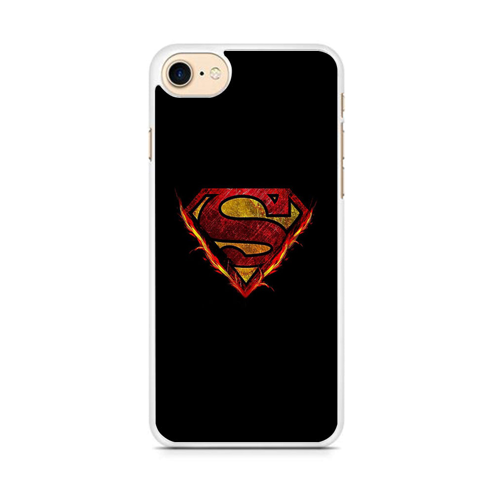 Superman Fire Logo iPhone 8 Case