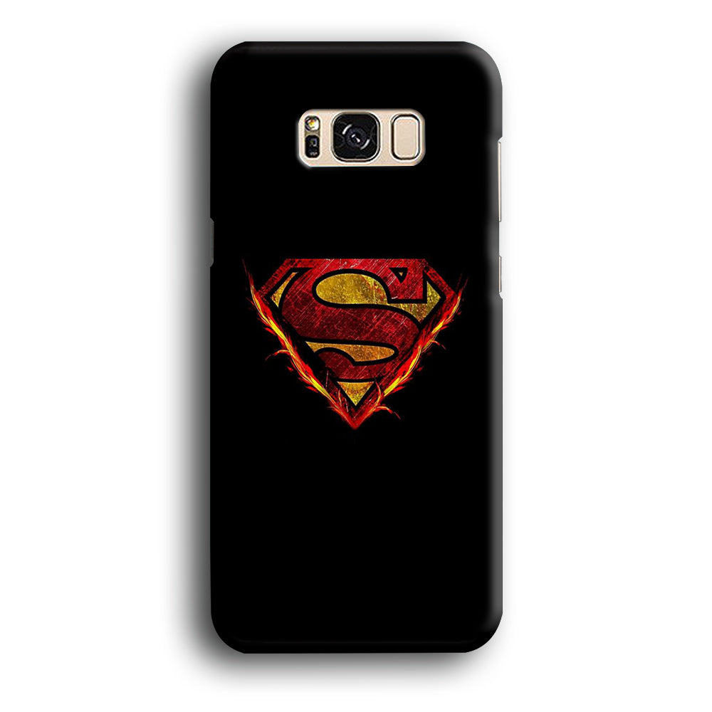 Superman Fire Logo Samsung Galaxy S8 Case